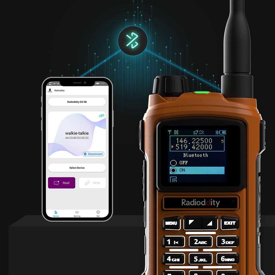 Radioddity GS-5B Bluetooth Programming