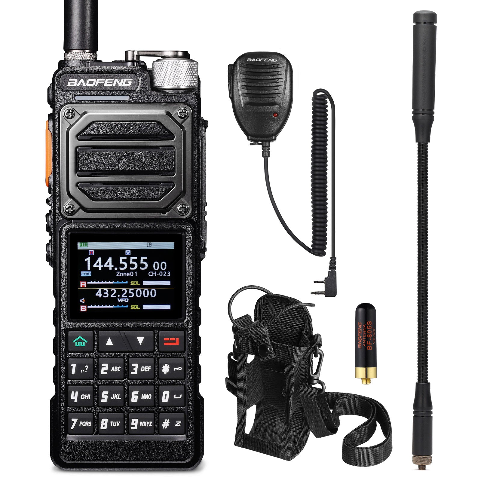 Front view of the Baofeng UV-25 Plus