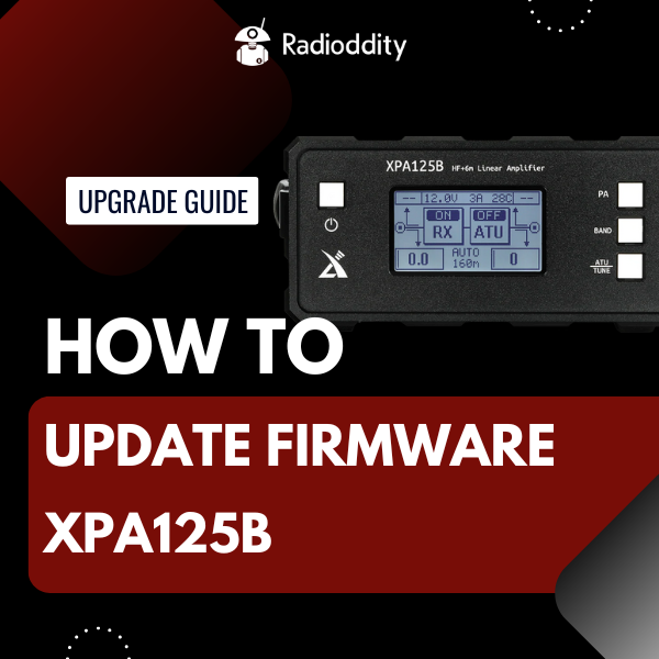 How to Update Xiegu XPA125B Firmware | Blog cover