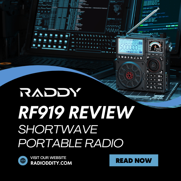 In-depth review of the new Raddy RF-919 shortwave portable radio