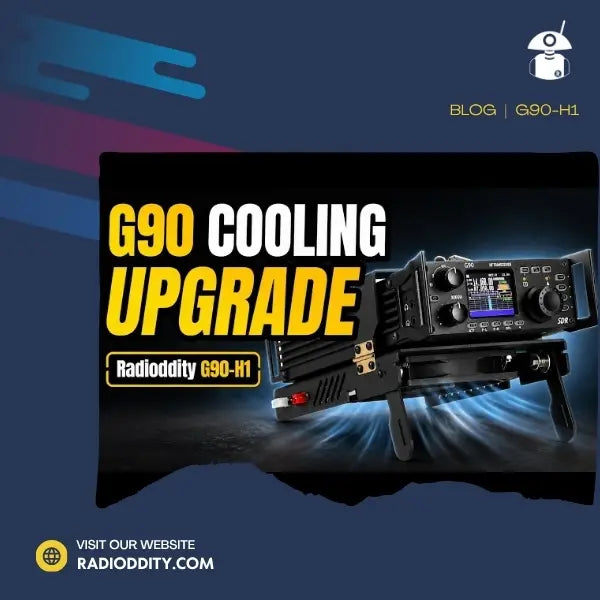 Xiegu G90 Runs HOT: Does the Radioddity G90-H1 Actually Fix It?