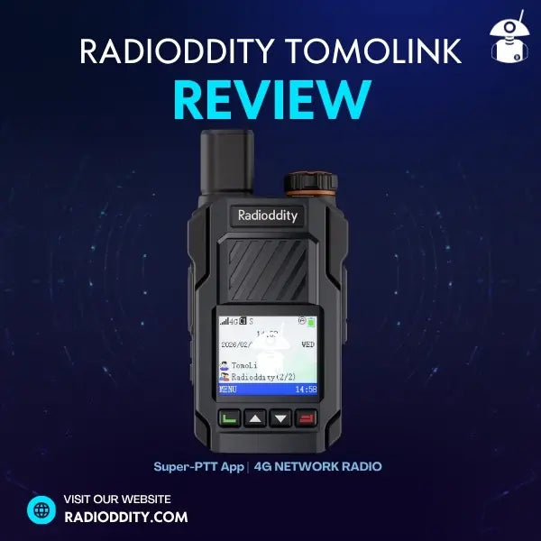 Radioddity Tomolink Review: A Self‑Managed POC Radio With Three Years of Included Service