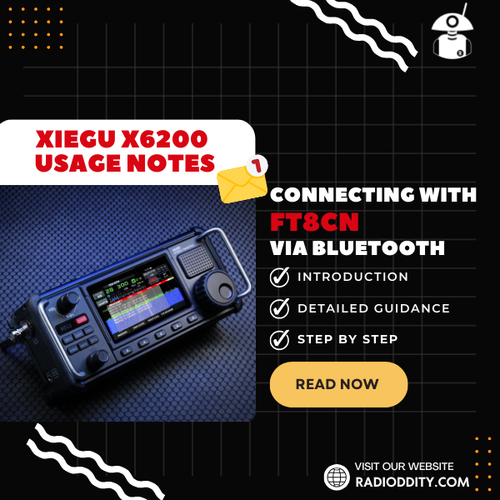 Xiegu X6200 Usage Notes: Connecting with FT8CN via Bluetooth | Blog cover