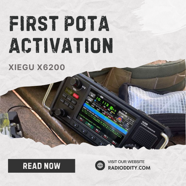 The New Xiegu X6200: First POTA Activation in CW with a Production Unit!