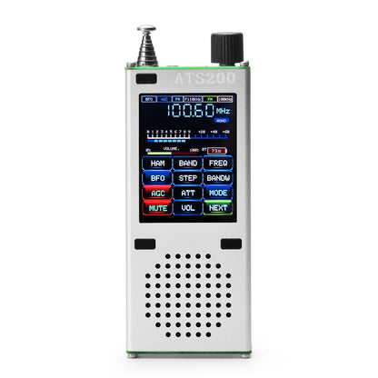 Raddy Malahit ATS200 Shortwave Radio | FM/AM/SSB/LW/MW/SW/AIR | Touch Screen | RDS Mode | Bluetooth 5.3 | Flashlight - Radioddity