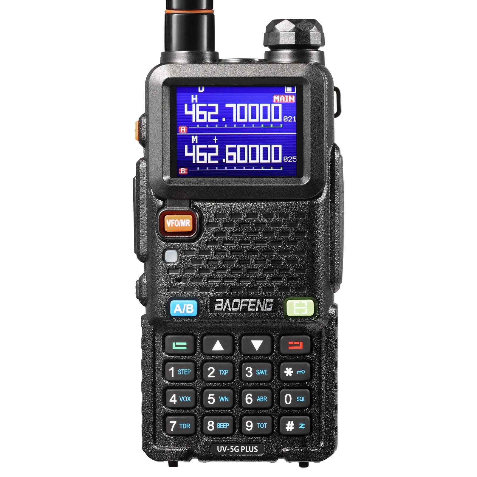 Baofeng UV-5G Plus GMRS Radio | 5W | 2500mAh USB-C Battery | Frequency Copy | 999 CH | NOAA