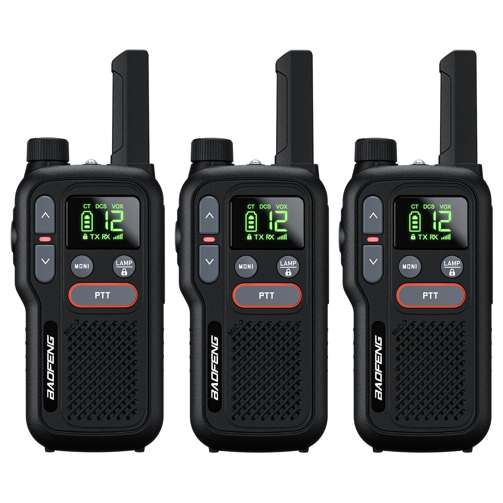 Baofeng GT-18 FRS/PMR Radio [3 Black]