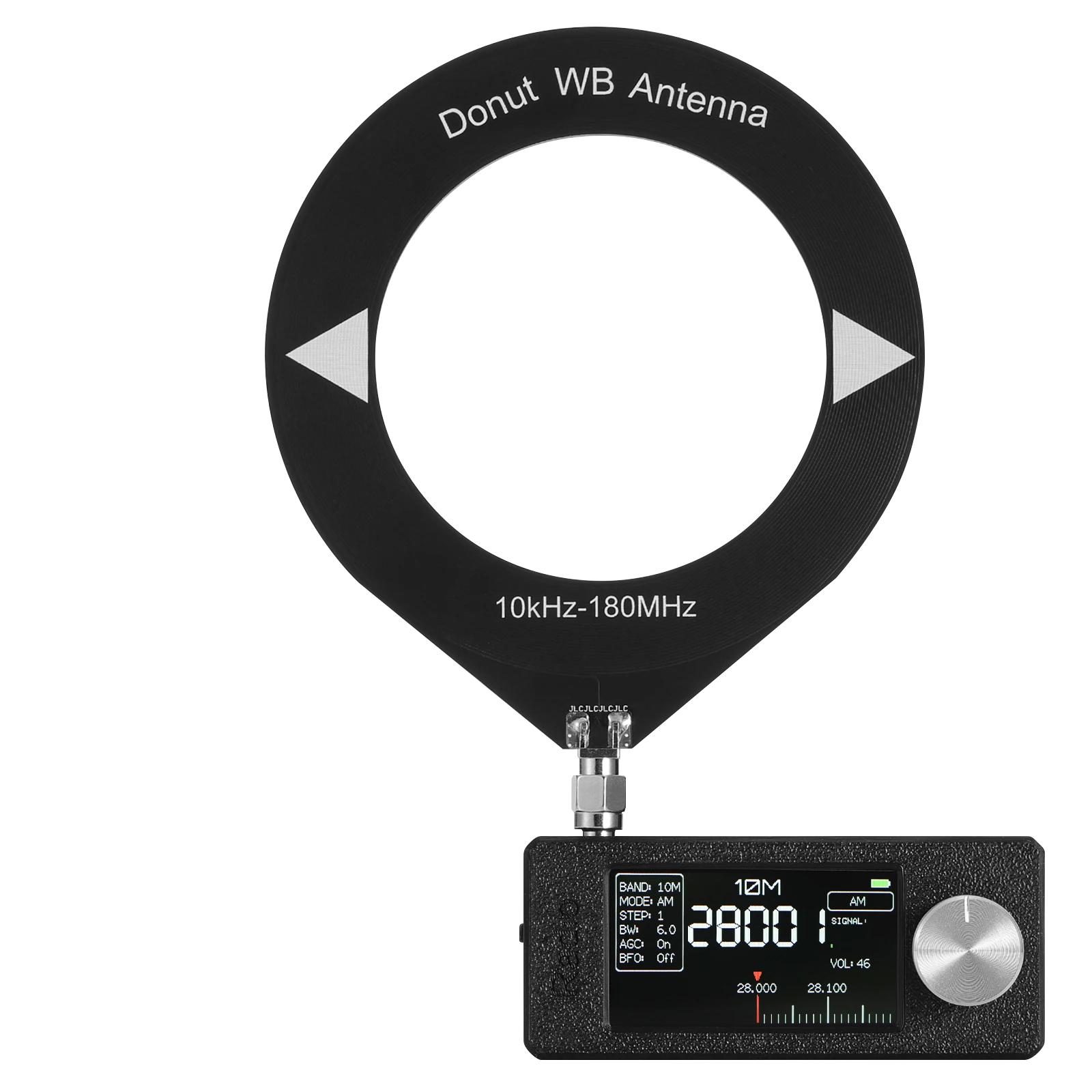 Raddy Mini Radio All-Band DSP Radio | Si4732 Chip | FM/SW/MW/VHF/CB Receiver | LSB/USB Modes | Headphone Amplifier | 1.9" Color Screen | Pocket Size | Firmware Upgrade - Radioddity