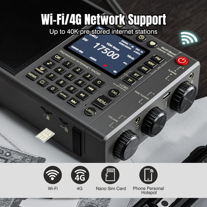 Choyong LC90 Internet Radio | Wi-Fi/4G Network Support