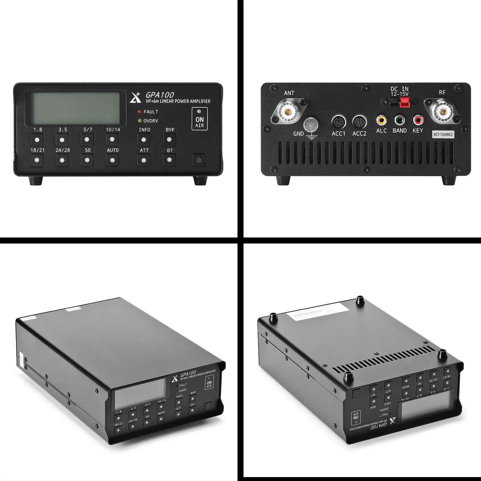 Xiegu GPA100 100W Linear Power Amplifier - Radioddity