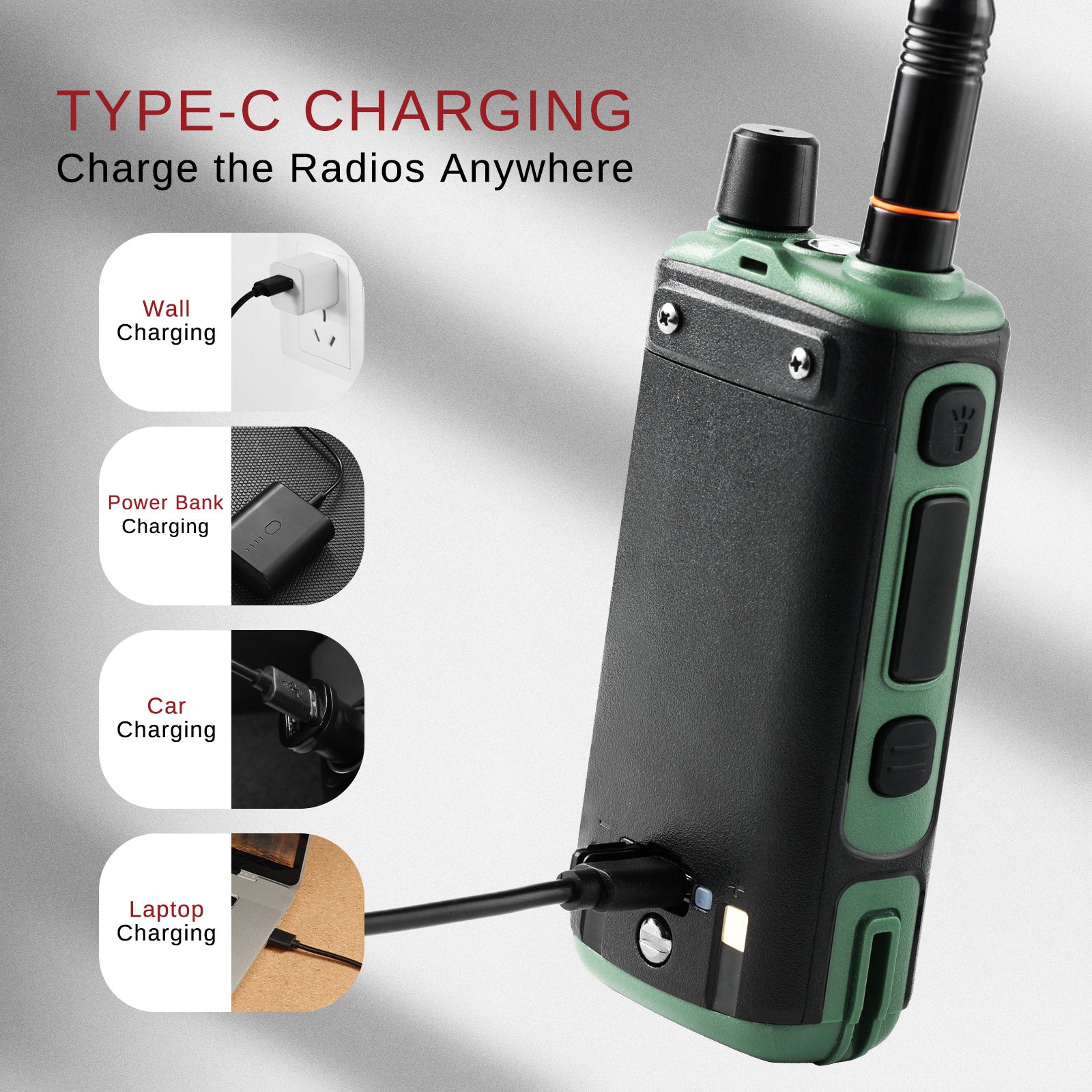 Radioddity RL-19 | Type-C Charging