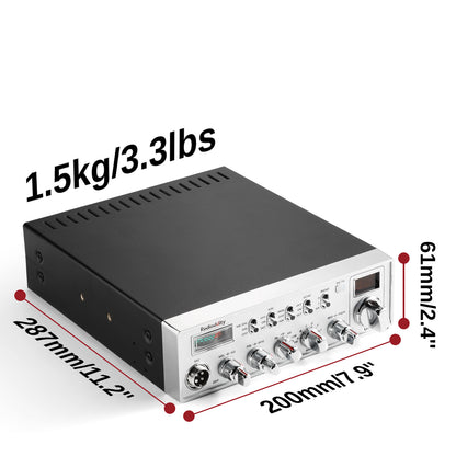 Radioddity QT40 10 Meter Radio | 40W | FM/AM/SSB/PA | CTCSS/DCS | Weather Channel | RF/MIC Gain - Radioddity