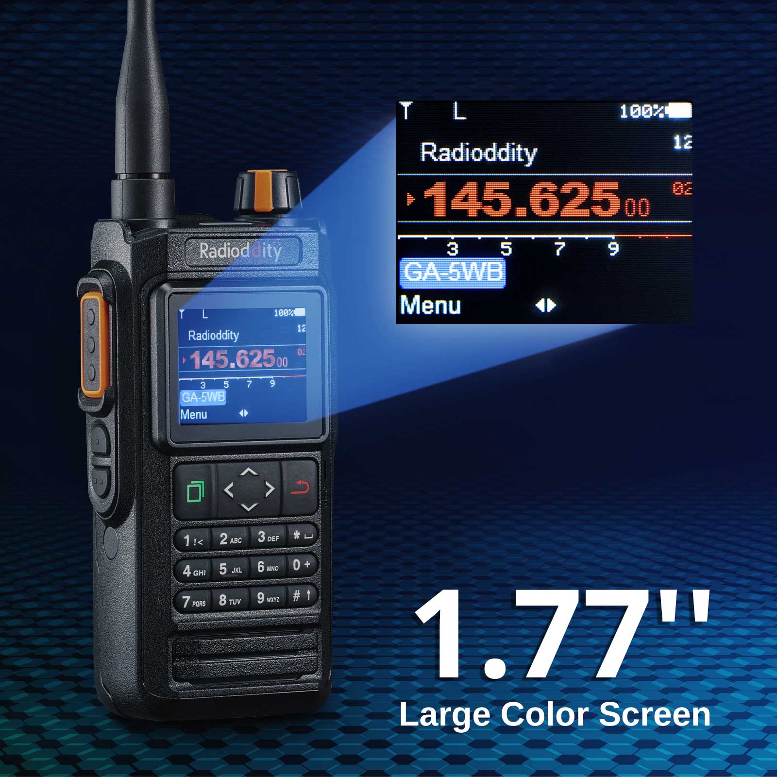 Radioddity GA-5WB | 1.77'' Large Color Screen