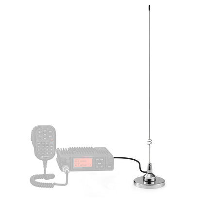 Radioddity RA-UV712 Antenna Kit | VHF/UHF Dual Band | PL-259 Connector | Magnetic Mount with 15ft Cable - Radioddity