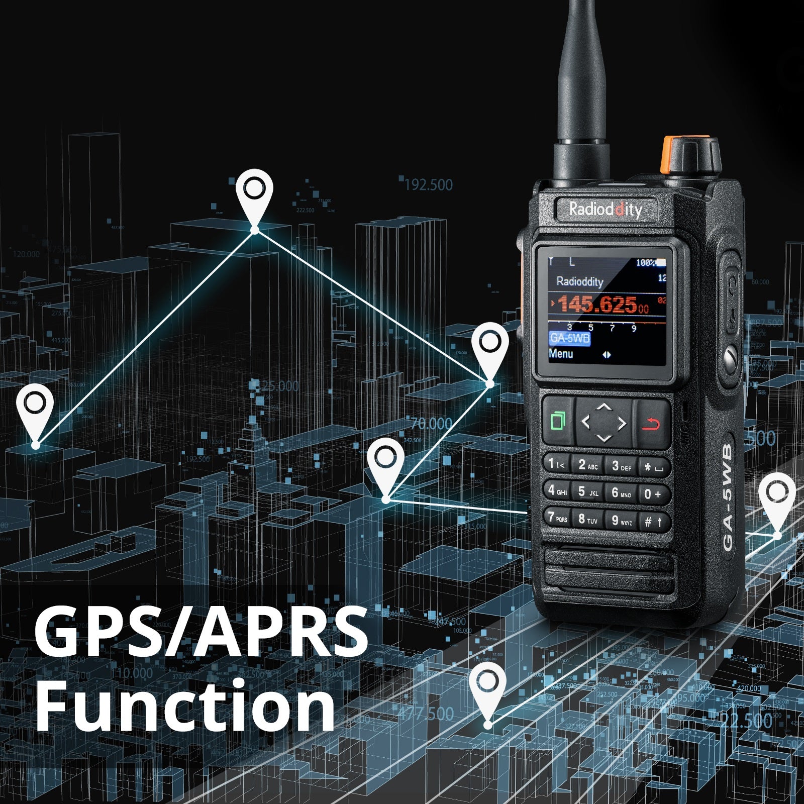 Radioddity GA-5WB| GPS & APRS function