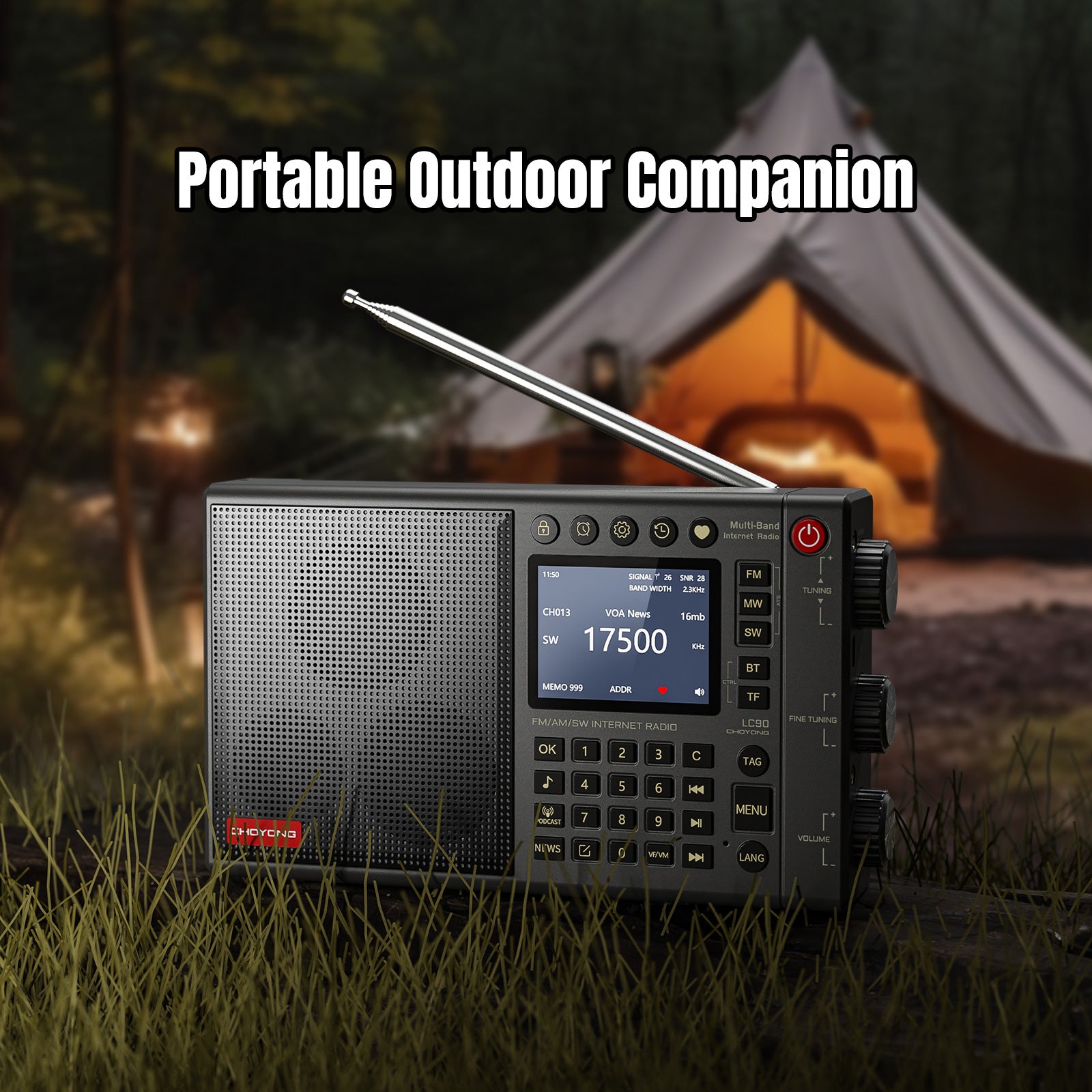 Choyong LC90 Internet Radio | Portable outdoor companion