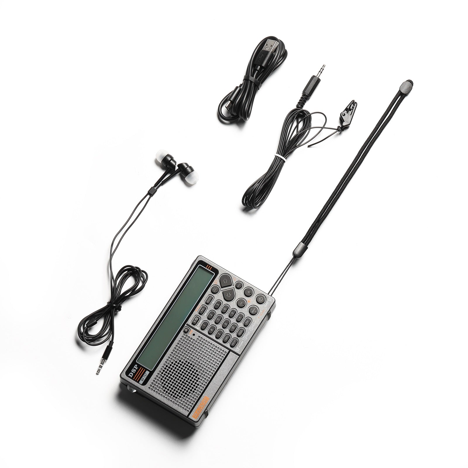 Raddy RF757 Shortwave Radio | APP Control | AM/FM/SW/VHF/UHF/CB/AIR/NOAA | 1000 Presets | Bluetooth 5.0 | 2500mAh Battery - Radioddity