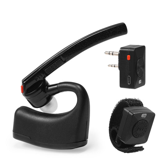 Radioddity K1 BT Headset | Noise-Cancelling Function | Finger PTT | K-Type Connector - Radioddity