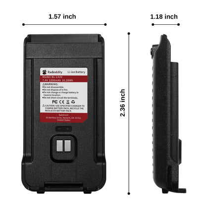 2200mAh Battery for Radioddity GM-30 | USB Type-C Charging - Radioddity