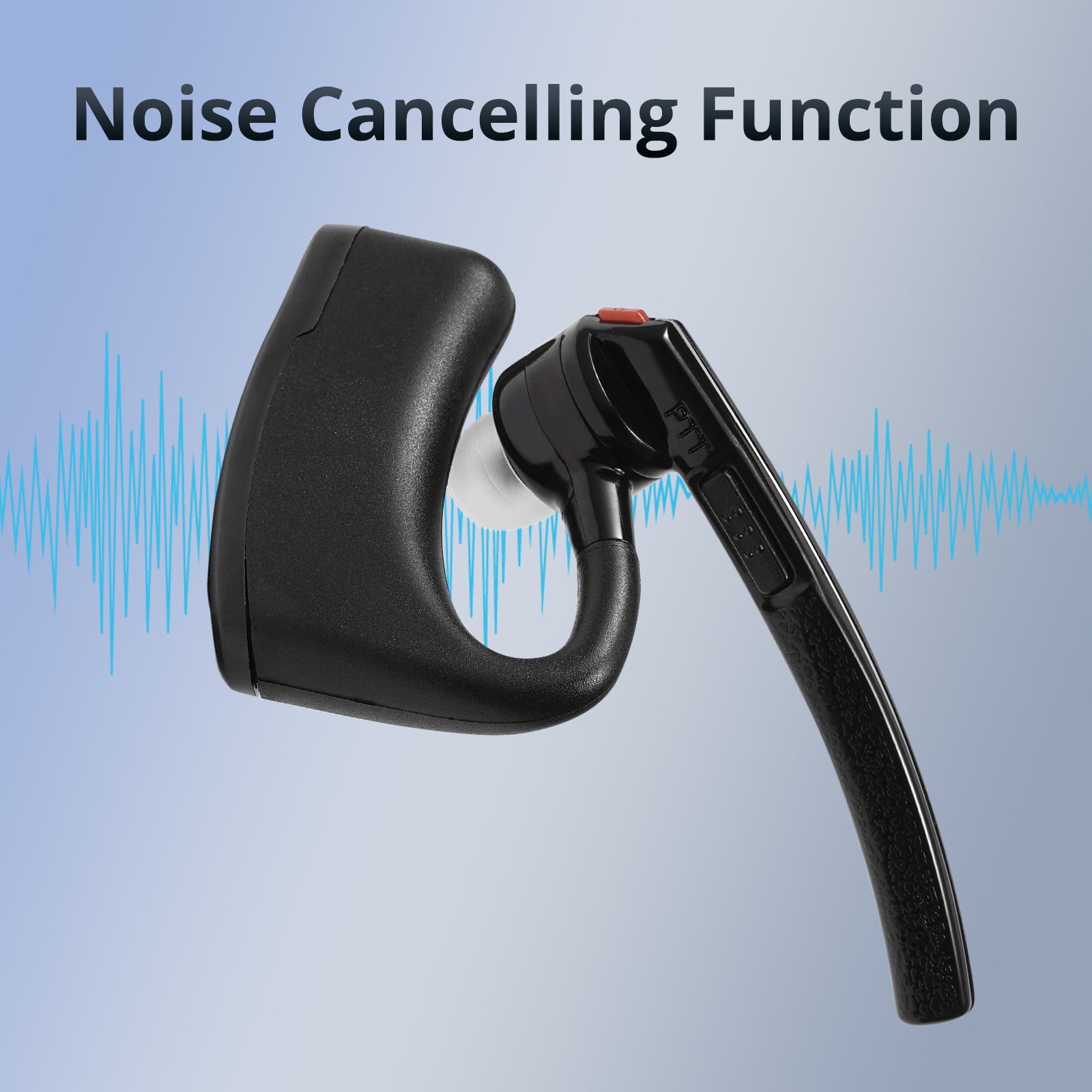 Radioddity K1 BT Headset | Noise-Cancelling Function | Finger PTT | K-Type Connector - Radioddity