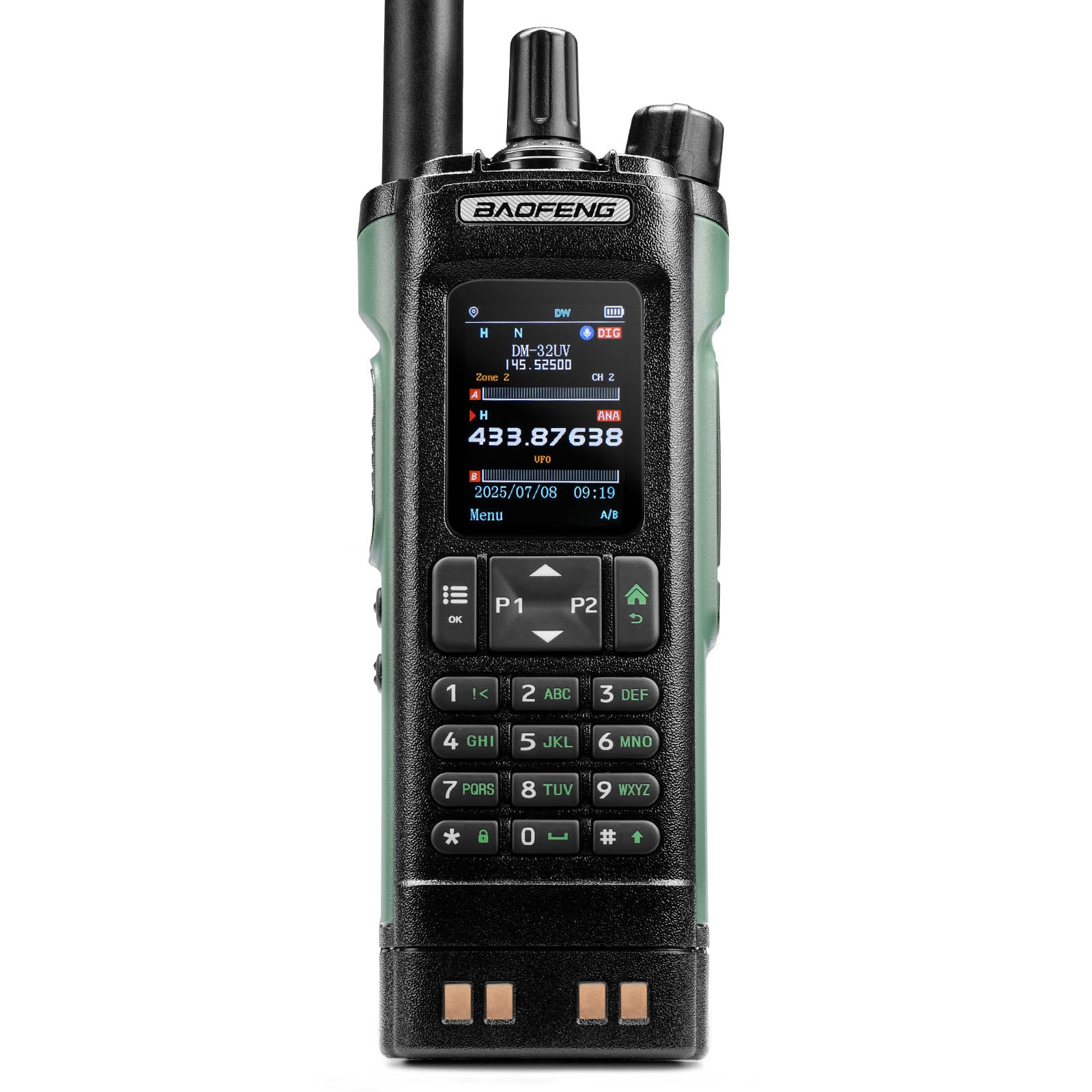 Baofeng DM-32UV 10W Multi-Band DMR Radio on a white background