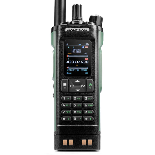 Baofeng DM-32UV 10W Multi-Band DMR Radio on a white background