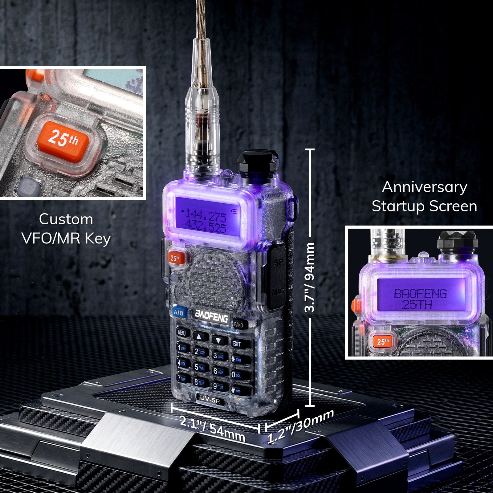 Baofeng UV-5R 25th Anniversary Edition - Radioddity