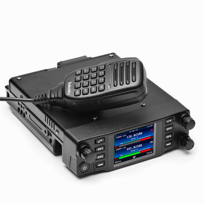 Radioddity DB40-D DMR Mobile Radio | 40W | Analog & Digital | VHF & UHF | GPS & APRS | Cross-band Repeat | Bluetooth 5.0 | 500K Contacts | 10 DIY Keys - Radioddity