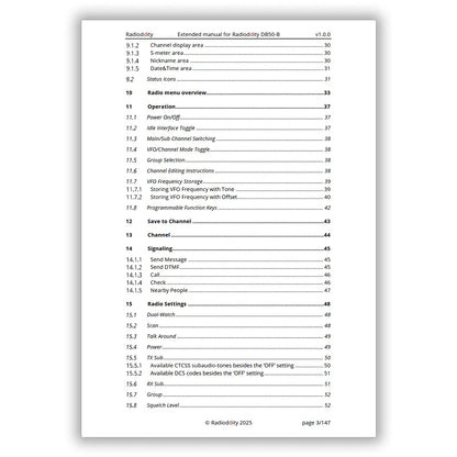 [eBook] Radioddity Extended Manual for Radioddity DB50-B - Radioddity
