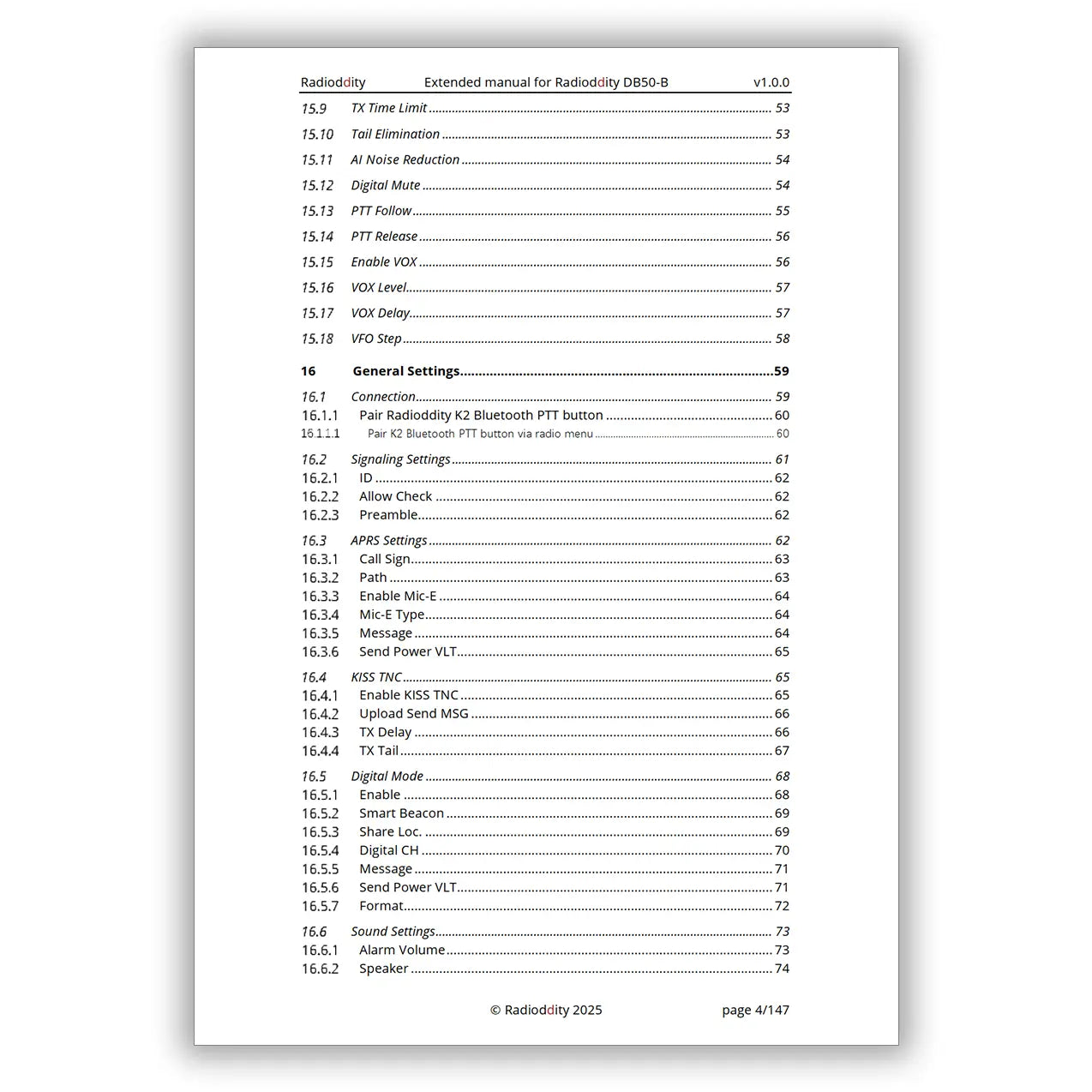 [eBook] Radioddity Extended Manual for Radioddity DB50-B - Radioddity