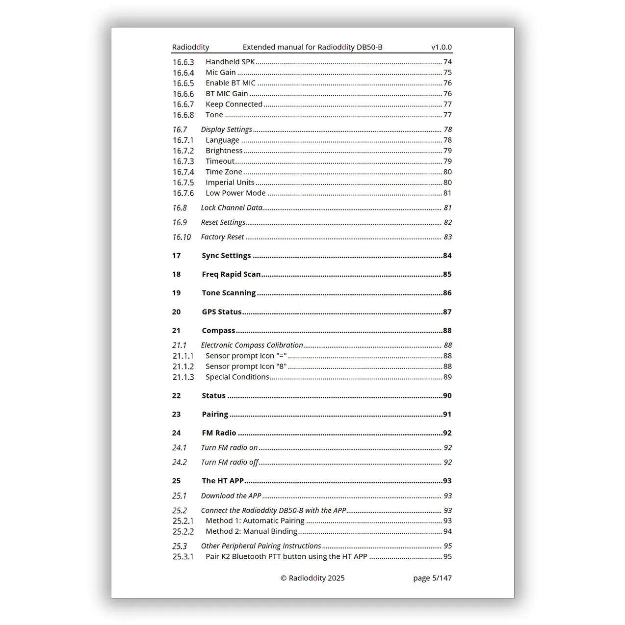 [eBook] Radioddity Extended Manual for Radioddity DB50-B - Radioddity
