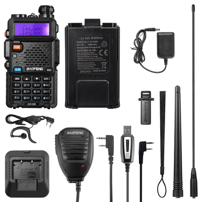 Baofeng GT-5R 5W Dual Band Radio [Upgraded Legal Version of UV-5R] - Radioddity