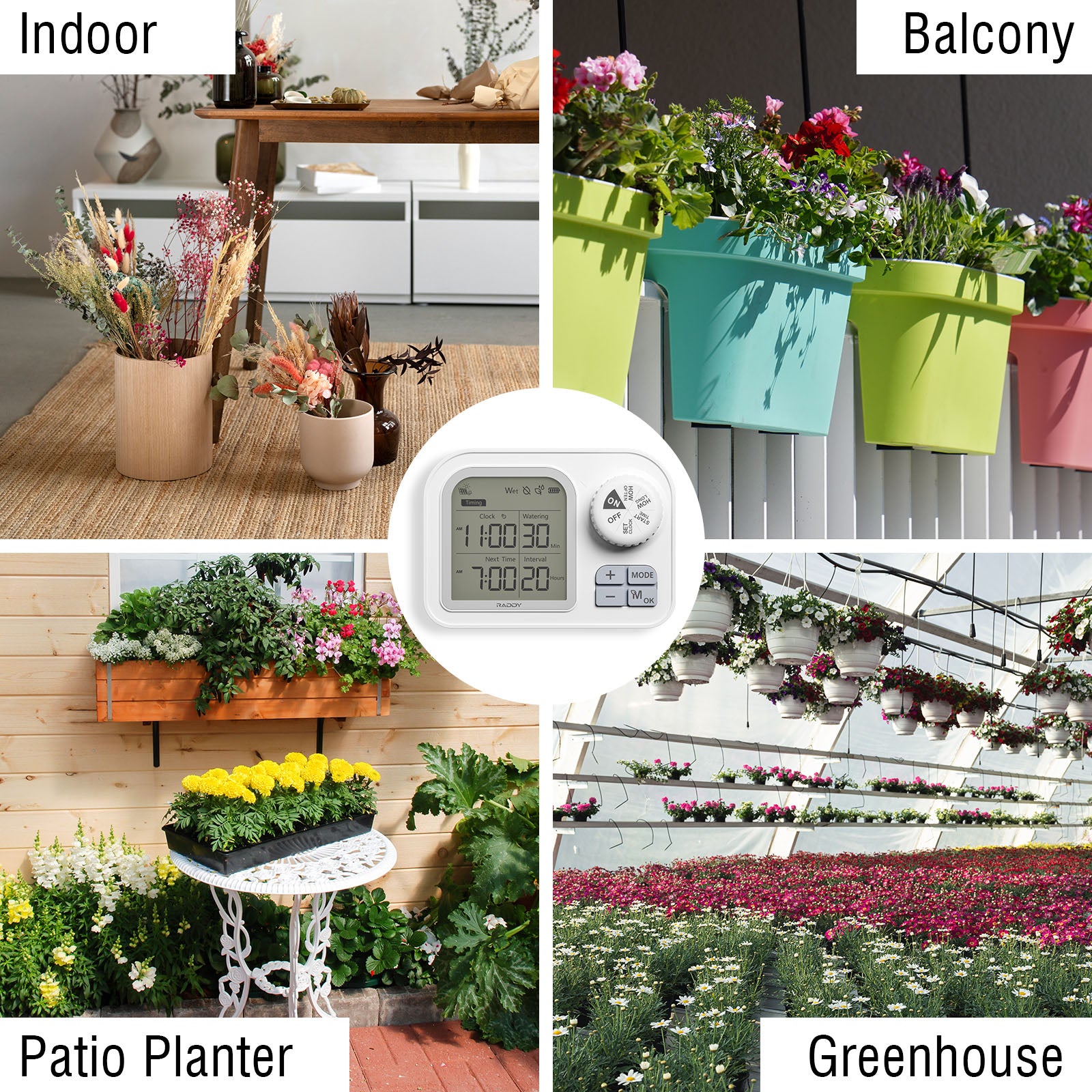 WS-7 IPX7 Solar Drip Irrigation Kit usage  places