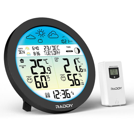 Raddy DT7 Weather Station with R3 sensor