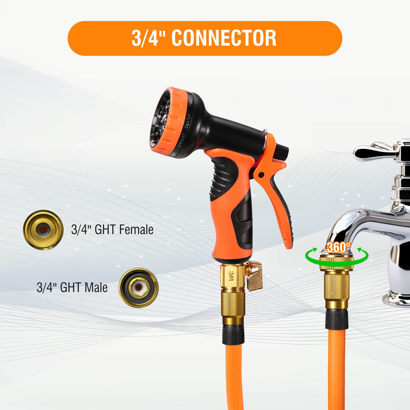 GH-1 Expandable Garden Hose connector