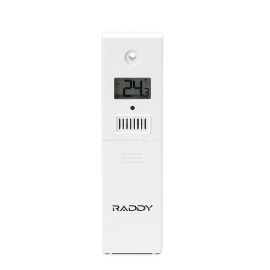Front view of the Raddy R6 Wireless Remote Sensor 