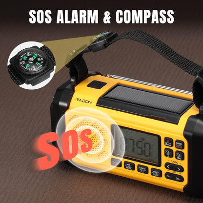 SOS alarm & compass