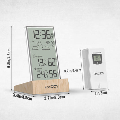V5 Wireless Weather Station with R3 sensor size