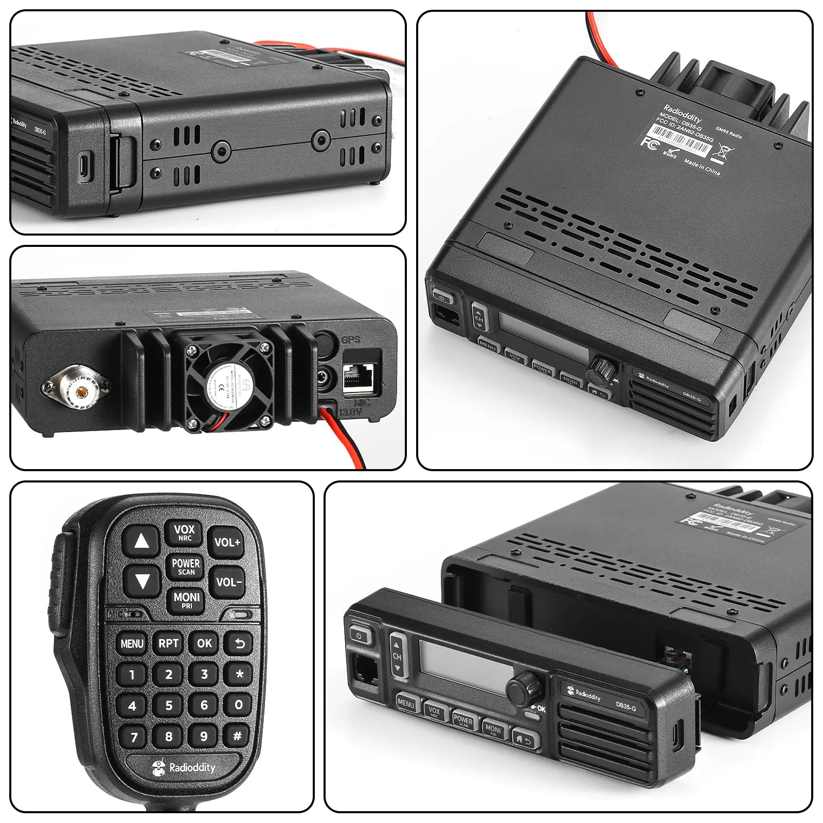Radioddity DB35-G GMRS Mobile Radio