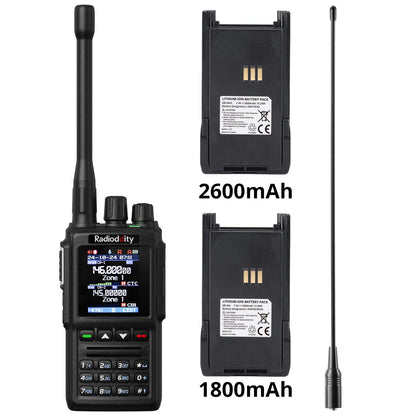 Radioddity GD-168 DMR Handheld Radio with two battery and long antenna