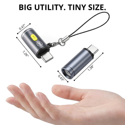 Radioddity Light & Ignition Kit | Plug-and-Play USB-C | Micro LED Light | Puff-to-Start Flameless Igniter | Battery-Free | For HD-2 Radio, Phones & USB-C Devices