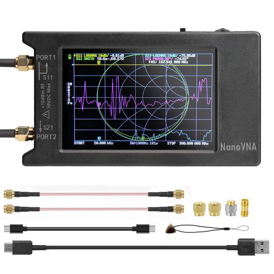 NanoVNA-H4 Vector Network Analyzer package content