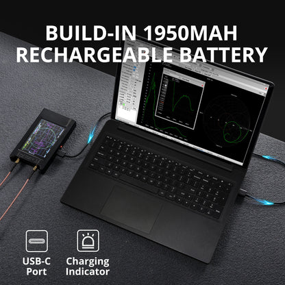 NanoVNA-H4 Vector Network Analyzer built-in battery