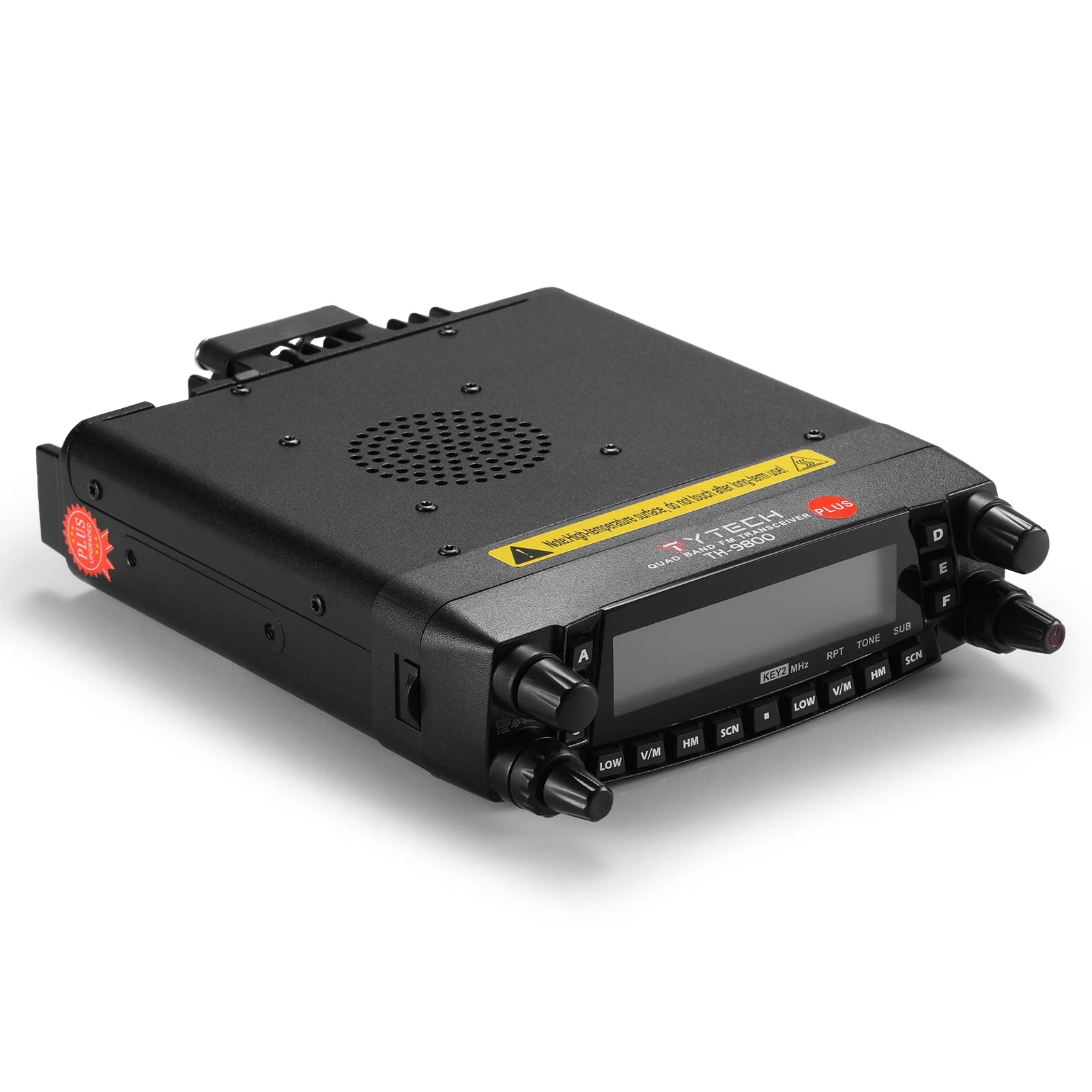 Black TYT/TYTECH TH-9800 Plus with visible branding on a white background