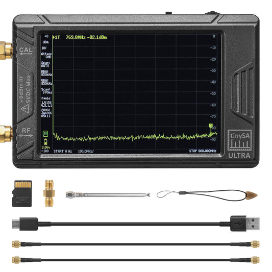 TinySA Ultra Spectrum Analyzer package content 