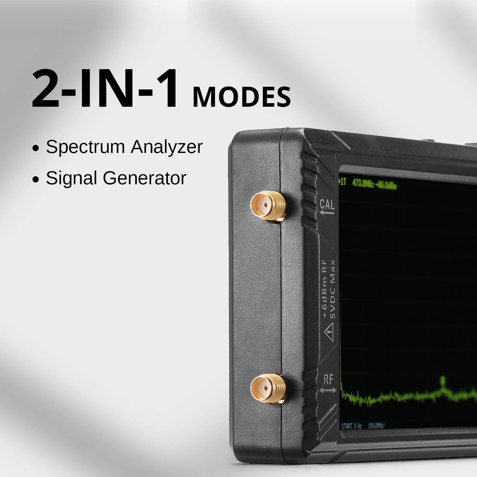 TinySA Ultra Spectrum Analyzer 2-in-1 modes