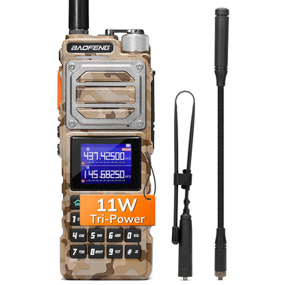 Baofeng UV-25 Dual Band Radio | 11W | NOAA | Airband | 5200mAh | USB-C Charging |  Frequency Copy | 999CH | Support Chirp