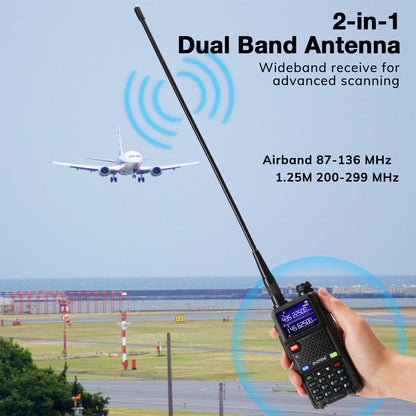 Baofeng V100C Airband & 1.25M Antenna for Handheld Radios
