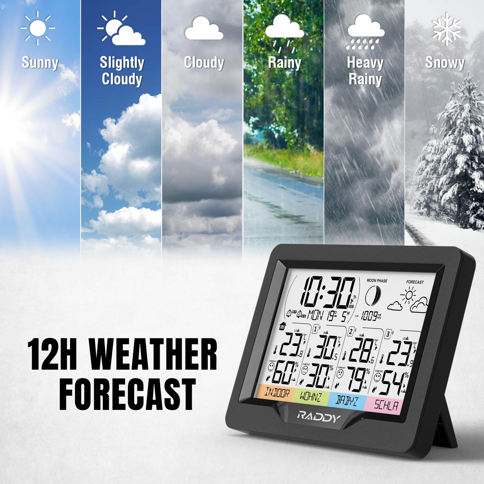 WF-60M 12h weather forecast 