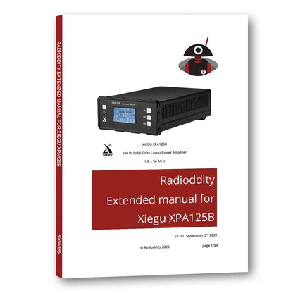 [eBook] Radioddity Extended Manual for Xiegu XPA125B